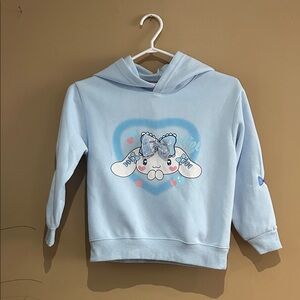 Adorable Light Blue Kids Hoodie with Cute Character